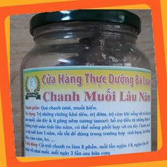 Chanh Muối Giải Khát Lâu Năm 300g - Nước Uống Tươi Mát, Thức Uống Mùa Hè Thực Dưỡng Bà Loan