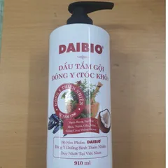 Dầu Tắm Gội Daibio 910ml - Thảo Dược Tự Nhiên 2 Trong 1, An Toàn Cho Da Nhạy Cảm, Chăm Sóc Tóc và Da Toàn Diện