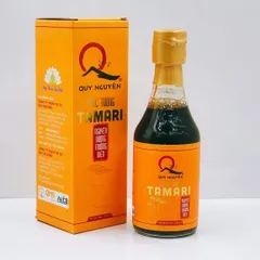 Nước Tương Tamari Quy Nguyên 250ml - Gia Vị Chấm An Toàn Không Hóa Chất, Nước Chấm Bổ Dưỡng Từ Đậu Nành Tự Nhiên Việt Nam