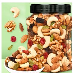 Hạt Dinh Dưỡng Cho Bà Bầu Hộp 500g - Hạnh Nhân, Óc Chó, Hạt Điều, Mắc Ca, Bí Xanh Tăng Cường Sức Khỏe Thai Kỳ