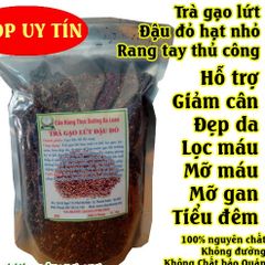 Trà Gạo Lứt Đậu Đỏ Rang Uống Liền 1kg - Giải Khát Thực Dưỡng Bà Loan, Thanh Nhiệt, Giảm Cân, Tăng Sinh Lực