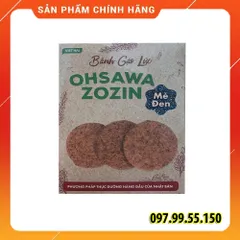 Bánh Gạo Lứt Mè Đen Zozin 125gr - Thực Phẩm An Toàn, Giàu Dinh Dưỡng - Hỗ Trợ Kiêng Ăn, Tốt Cho Người Tiểu Đường