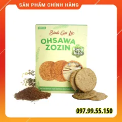 Bánh Gạo Lứt Mè Đen Zozin 125gr - Thực Phẩm An Toàn, Giàu Dinh Dưỡng - Hỗ Trợ Kiêng Ăn, Tốt Cho Người Tiểu Đường