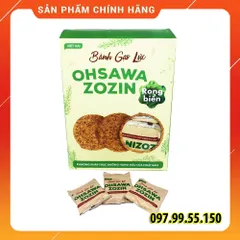 Bánh Gạo Lứt Mè Đen Zozin 125gr - Thực Phẩm An Toàn, Giàu Dinh Dưỡng - Hỗ Trợ Kiêng Ăn, Tốt Cho Người Tiểu Đường