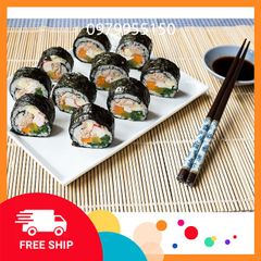 Rong Biển Cuộn Cơm 10 Lá Hàn Quốc Thực Dưỡng Bà Loan - Thực Phẩm Khô Sạch, Thực Đơn Healthy, Kimbap Ngon Miệng