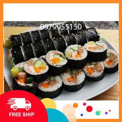 Rong Biển Cuộn Cơm 10 Lá Hàn Quốc Thực Dưỡng Bà Loan - Thực Phẩm Khô Sạch, Thực Đơn Healthy, Kimbap Ngon Miệng
