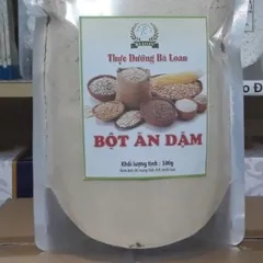 Bột Ăn Dặm Thực Dưỡng Bà Loan 500g - Dinh Dưỡng Tăng Cân Cho Trẻ Từ 4 Tháng, Chất Xơ, Vitamin B, An Toàn Cho Bé
