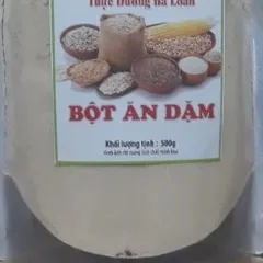 Bột Ăn Dặm Thực Dưỡng Bà Loan 500g - Dinh Dưỡng Tăng Cân Cho Trẻ Từ 4 Tháng, Chất Xơ, Vitamin B, An Toàn Cho Bé