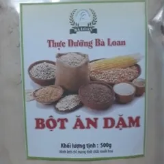 Bột Ăn Dặm Thực Dưỡng Bà Loan 500g - Dinh Dưỡng Tăng Cân Cho Trẻ Từ 4 Tháng, Chất Xơ, Vitamin B, An Toàn Cho Bé