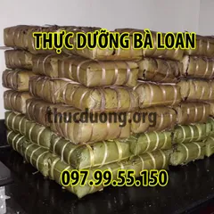 Bánh chưng chay gạo lứt 1kg Thực Dưỡng Bà Loan