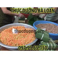 Bánh chưng chay gạo lứt 1kg Thực Dưỡng Bà Loan