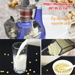 Máy Ép Chậm Gertech GT-001 - Ép Trái Cây, Rau Củ Tươi Nguyên Chất, Bảo Toàn Dinh Dưỡng - Thiết Kế Nhỏ Gọn, Vận Hành Êm Ái