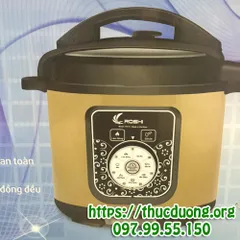 Nồi áp suất nấu cơm gạo lứt 6 lít Thực Dưỡng Bà Loan