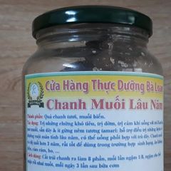 Combo 3 Lọ Chanh Muối Lâu Năm Bà Loan 300g - Giúp Giảm Ho Viêm Họng & Giải Độc Tự Nhiên, Dinh Dưỡng Cho Sức Khỏe