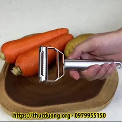 [Hot Hot Hot] Dao gọt vỏ bào sợi rau củ quả đa năng bằng Inox