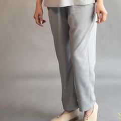 Bộ áo phật tử nữ cổ liền 1 nút vải linen Hàn Quốc - Trang phục truyền thống thoải mái cho phật tử, lý tưởng cho các lễ hội và hoạt động tại chùa