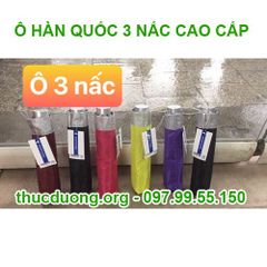 Ô dù che mưa nắng chống tia uv 3 nấc hàn quốc