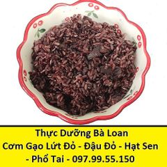 Gạo Lứt Đỏ Bà Loan 2,5kg - Nguyên Liệu Nấu Ăn Giàu Dinh Dưỡng, Hỗ Trợ Sức Khỏe, Giảm Cân Tự Nhiên