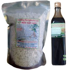 Combo Bột Sắn Dây & Tương Tamari Lâu Năm - Thải Độc Tự Nhiên, Giúp Cải Thiện Sức Khỏe - Thực Dưỡng Bà Loan