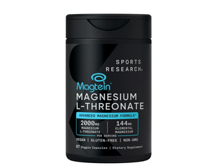 Viên bổ sung Magie Sport Research Magtein L-Threonate 2000mg – Tăng cường trí nhớ, tập trung, 87 viên thực vật, chất lượng Mỹ