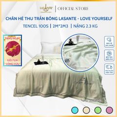 Chăn Hè Thu Mát Lạnh Tencel 100s Chần Bông - Lasante Chất Liệu Tự Nhiên Mềm Mại Thoáng Mát