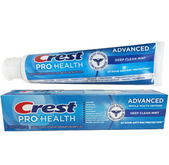 Kem đánh răng 3D Crest Pro Heath 167G - Làm trắng răng hiệu quả, ngăn ngừa sâu răng, bảo vệ men răng, hơi thở thơm mát