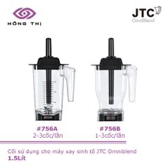 Nắp Cối Máy Xay Sinh Tố JTC Omniblend 1.5 Lít - Nhựa Polycarbonate Chính Hãng, Bảo Vệ An Toàn cho Thực Phẩm