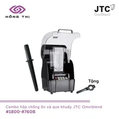 Combo Hộp Chống Ồn và Que Khuấy Máy Xay Sinh Tố JTC OmniBlend - Tặng Phụ Kiện Tháo Lưỡi Dao Chất Lượng Cao
