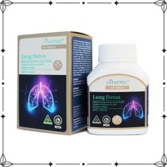 Viên Uống Bổ Phổi Vitatree Lung Detox 60 Viên - Hỗ Trợ Hô Hấp, Tăng Cường Miễn Dịch Từ Thiên Nhiên