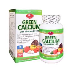 Viên uống bổ sung canxi d3 k2 OLYMPIAN LABS GREEN CALCIUM