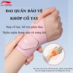 Băng Cổ Tay Lining Mỏng Nhẹ Hỗ Trợ Phục Hồi Chấn Thương - Bảo Vệ Khớp Cổ Tay Chất Liệu Thoáng Khí, Nhiều Màu Sắc