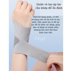 Băng Cổ Tay Lining Mỏng Nhẹ Hỗ Trợ Phục Hồi Chấn Thương - Bảo Vệ Khớp Cổ Tay Chất Liệu Thoáng Khí, Nhiều Màu Sắc