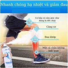 Chai xịt lạnh giảm đau thể thao Magicode 250ml làm lạnh nhanh chóng giảm căng tức cơ tức thì