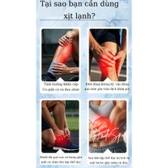 Chai xịt lạnh giảm đau thể thao Magicode 250ml làm lạnh nhanh chóng giảm căng tức cơ tức thì