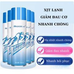 Chai xịt lạnh giảm đau thể thao Magicode 250ml làm lạnh nhanh chóng giảm căng tức cơ tức thì