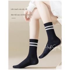 Tất Thể Thao Nữ Chống Trượt Độ Đàn Hồi Cao - Vỏ Bọc Chân Thấm Mồ Hôi, Thiết Kế Thoáng Khí cho Mọi Hoạt Động Thể Thao