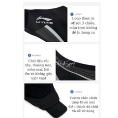 Băng quấn bảo vệ mắt cá chân, khớp cổ chân LI-NING giúp bảo vệ khớp phục hồi chấn thương mã  LDEU157