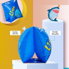 Phao Tay Tập Bơi LI-NING Dưới 25kg - Dụng Cụ An Toàn Cho Bé, Thiết Kế Độc Đáo, Họa Tiết Sinh Vật Biển Vui Nhộn