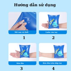 Phao Tay Tập Bơi LI-NING Dưới 25kg - Dụng Cụ An Toàn Cho Bé, Thiết Kế Độc Đáo, Họa Tiết Sinh Vật Biển Vui Nhộn
