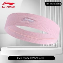 Băng Đô Thể Thao Lining Chặn Mồ Hôi - Kháng Trượt, Thấm Hút Tốt, Dành Cho Cầu Lông, Gym, Yoga, Mã LDEU384