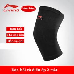 Bó Gối Thể Thao LI-NING Chính Hãng - Băng Bảo Vệ Đầu Gối Chạy Bộ, Tập Gym, Yoga - Đệm Thoáng Khí, Chống Trượt, Phục Hồi Chấn Thương