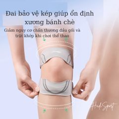 Đai Bảo Vệ Xương Bánh Chè Lining Mỏng Nhẹ, Thoáng Khí, Chống Trượt - Bảo Vệ Gối Chuyên Dụng cho Thể Thao, Mã LDEU243