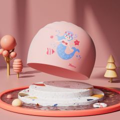 Mũ Bơi Trẻ Em YouYou Chính Hãng Silicone Đàn Hồi, Chống Thấm Nước, Màu Sắc Đáng Yêu - Phụ Kiện Bơi Lội An Toàn Cho Trẻ Nhỏ