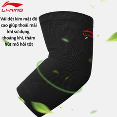 Băng Bảo Vệ Khuỷu Tay LI-NING Chống Trượt - Bảo Vệ Khớp Khi Chơi Cầu Lông, Bóng Rổ, Thể Thao Hạn Chế Chấn Thương Mã AQAH252-1