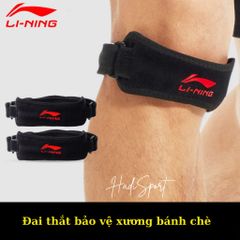Đai Bảo Vệ Xương Bánh Chè LI-NING Chạy Bộ, Tập Gym - Giúp Bảo Vệ Khớp Gối, Thoáng Khí, Co Giãn, Freesize