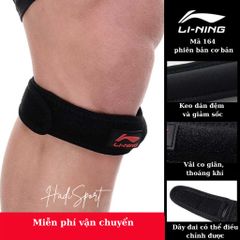 Đai Bảo Vệ Xương Bánh Chè LI-NING Chạy Bộ, Tập Gym - Giúp Bảo Vệ Khớp Gối, Thoáng Khí, Co Giãn, Freesize