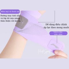 Băng quấn cổ tay Lining LDEU129 - Đai bảo vệ cổ tay mỏng nhẹ, hỗ trợ tennis, cầu lông, thể thao, điều áp, thoải mái khi sử dụng