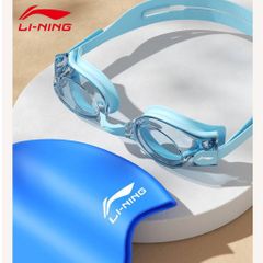 Kính Bơi Người Lớn Chống Nước Chống Sương Mù Chống Tia UV Lining - Kèm Nút Tai & Cầu Mũi LSJU507
