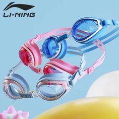 Kính Bơi Trẻ Em LINING Chống Nước, Chống Sương Mù - Bộ Đồ Bơi An Toàn và Thời Trang cho Trẻ Từ 3-12 Tuổi Kèm Nút Bịt Tai