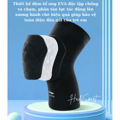 Đệm đầu gối trẻ em Lining - Băng bảo vệ gối nhẹ, thoáng khí cho trẻ em, an toàn khi chơi thể thao, hoạt động ngoài trời